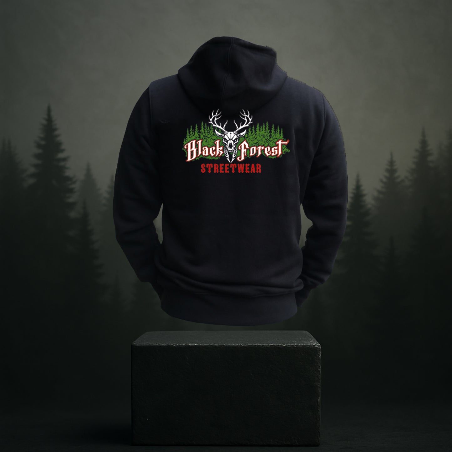 Black Forest Streetwear Kapuzenjacke