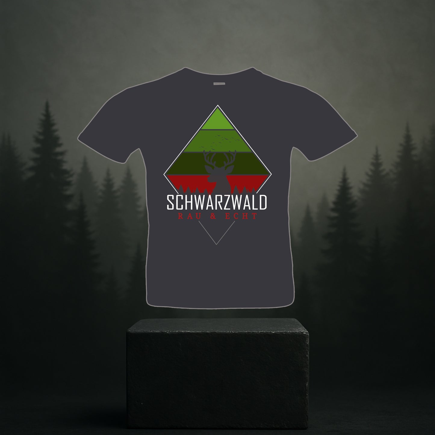 Black Forest Rau-Echt T-Shirt