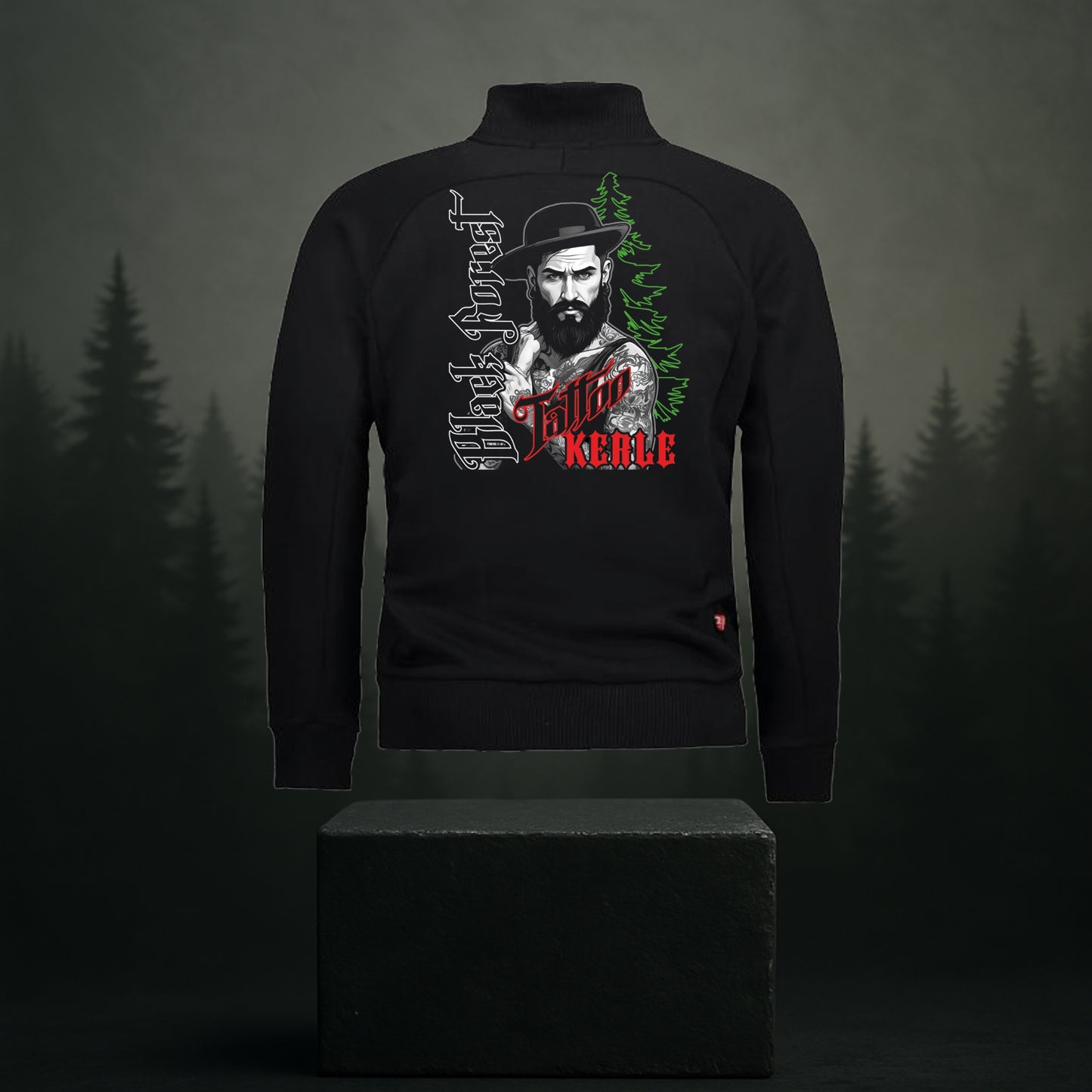 Black Forest Tattoo Kerle Sweatjacke